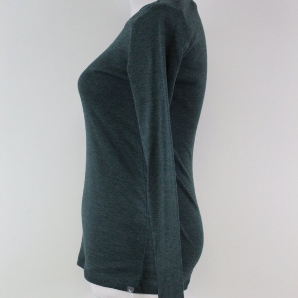 Eddie Bauer Evergreen Long Sleeve Tee Size Small Stretch Cotton Blend Fall Basic - Picture 4 of 11